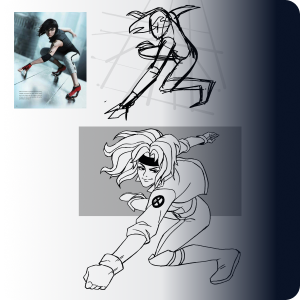 Gesture Drawing and Dynamic Action Poses